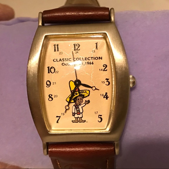 Vintage Taco Bell Fossil Watch 